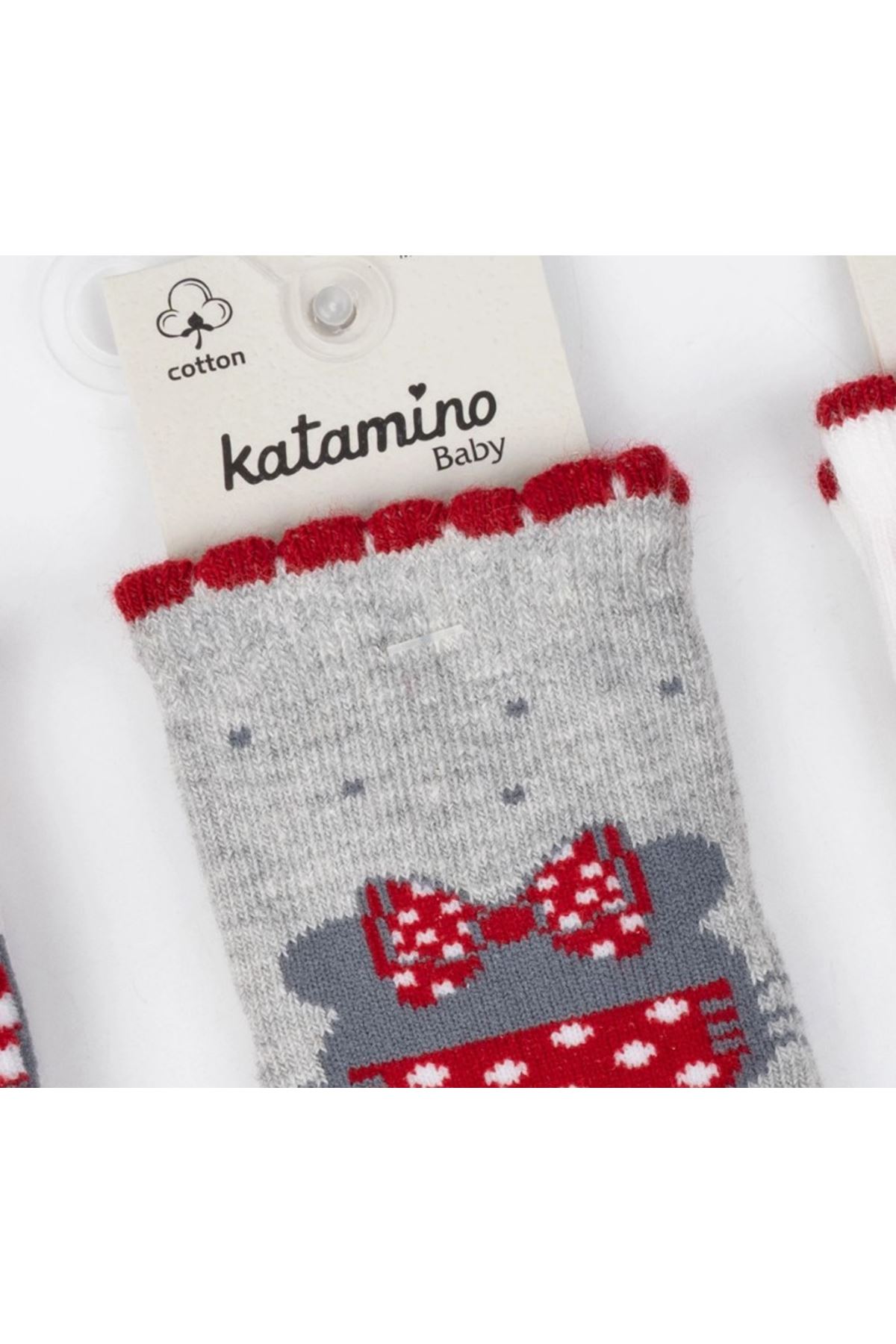 Katamino Pemba Kız Bebek Soket K46361 Asorti