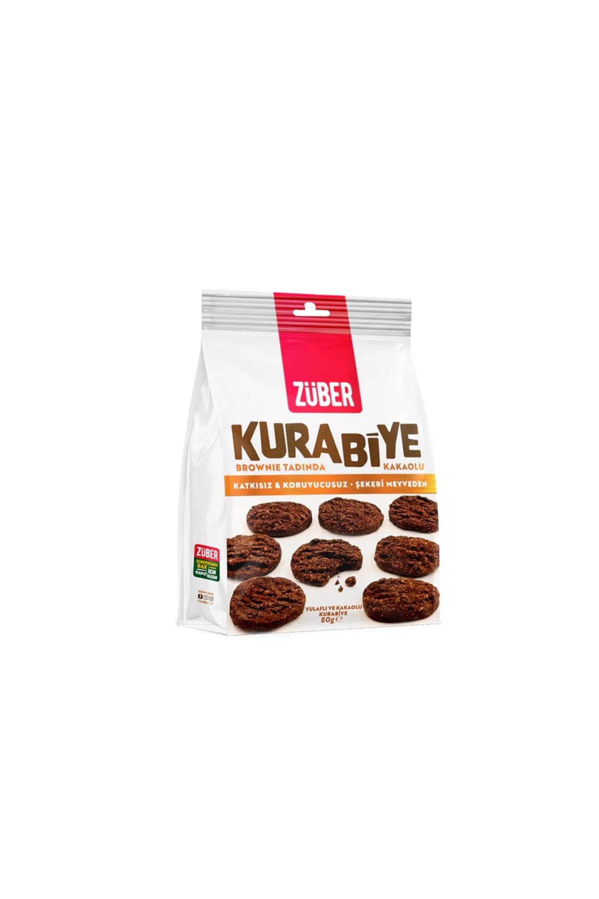 Züber Orijinal Yulaflı Kurabiye 80 Gr Kakaolu