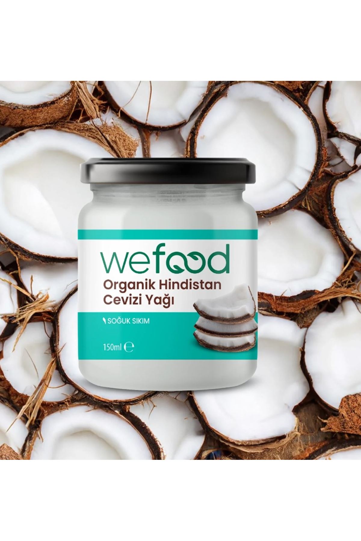 Wefood Organik Hindistan Cevizi Yağı 150 ml