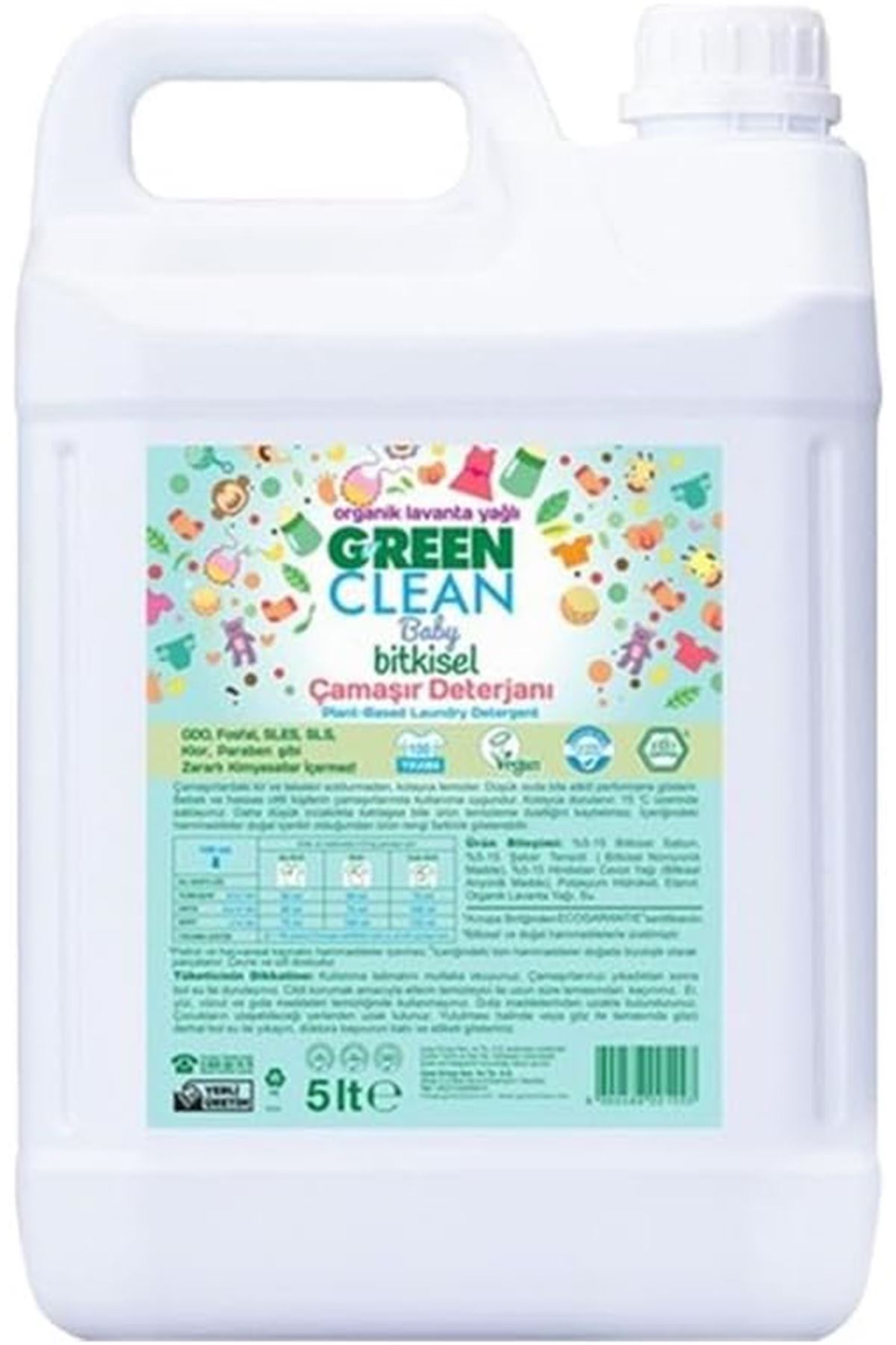 Green Clean Baby Sıvı Çamaşır Deterjanı 5lt