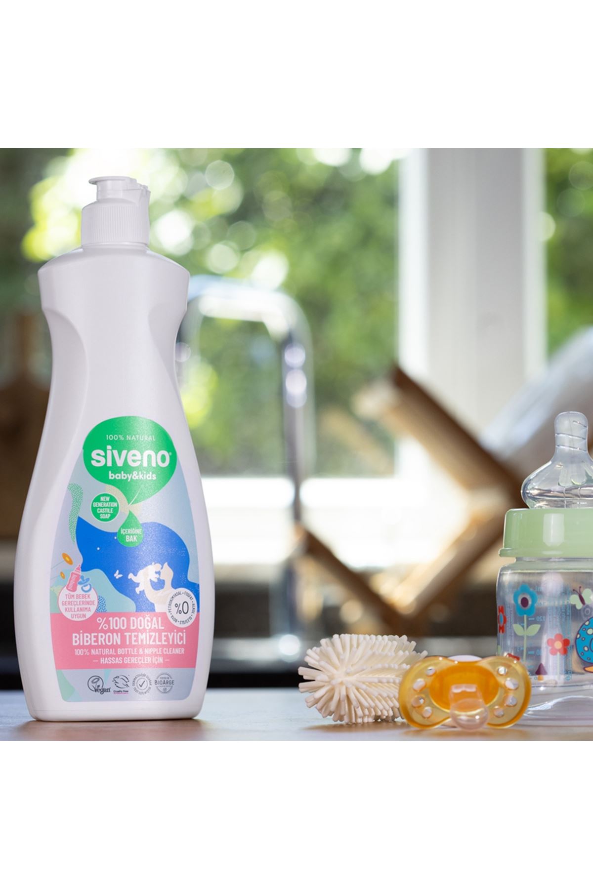 Siveno %100 Doğal Baby Emzik Ve Biberon Temizleyici 500 ml