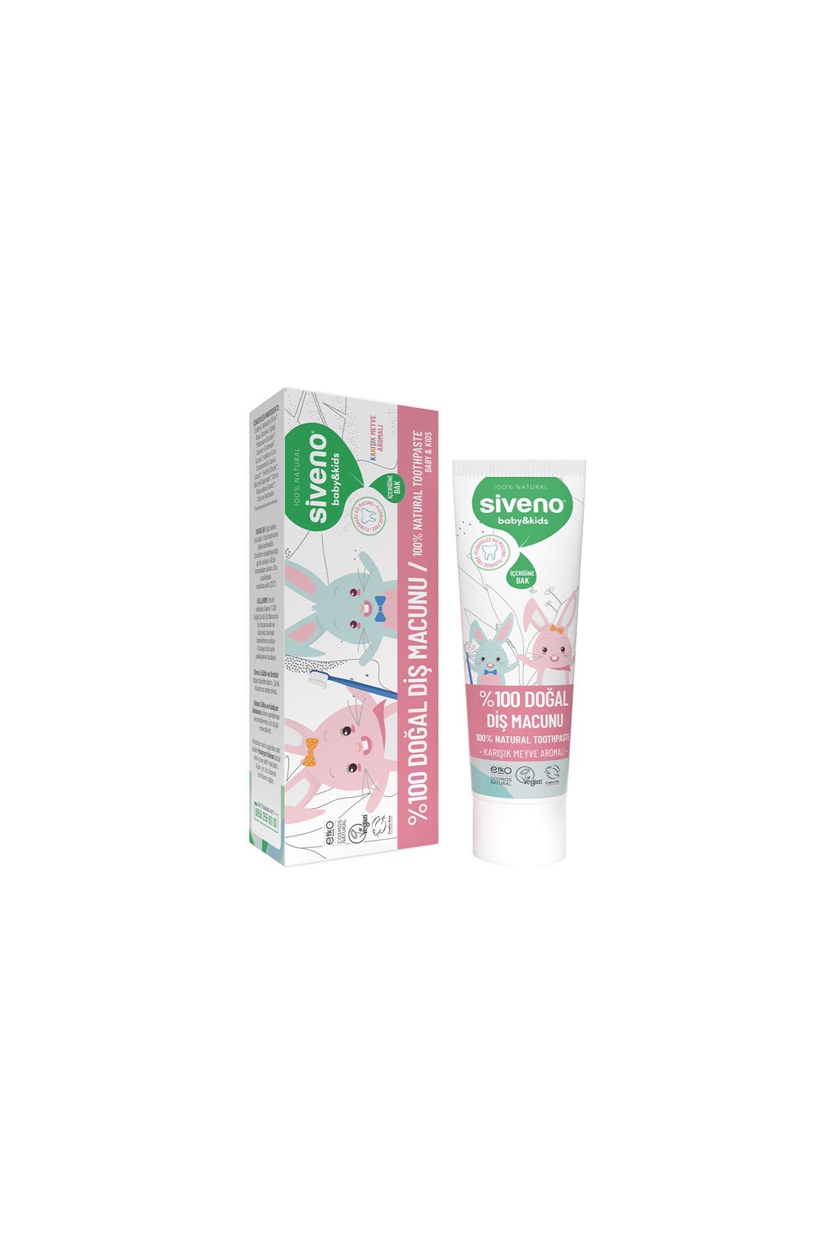Siveno %100 Doğal Diş Macunu Baby&Kids 50 ml