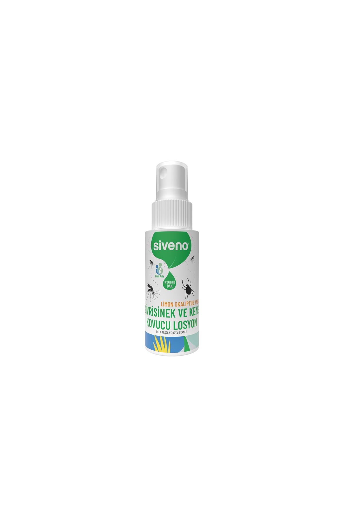 Siveno %100 Doğal Sivrisinek ve Kene Kovucu Sprey Krem 50 ml
