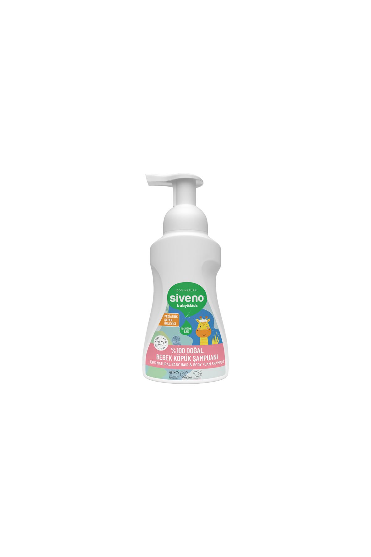 Siveno %100 Doğal Bebek Köpük Şampuanı 250 ml