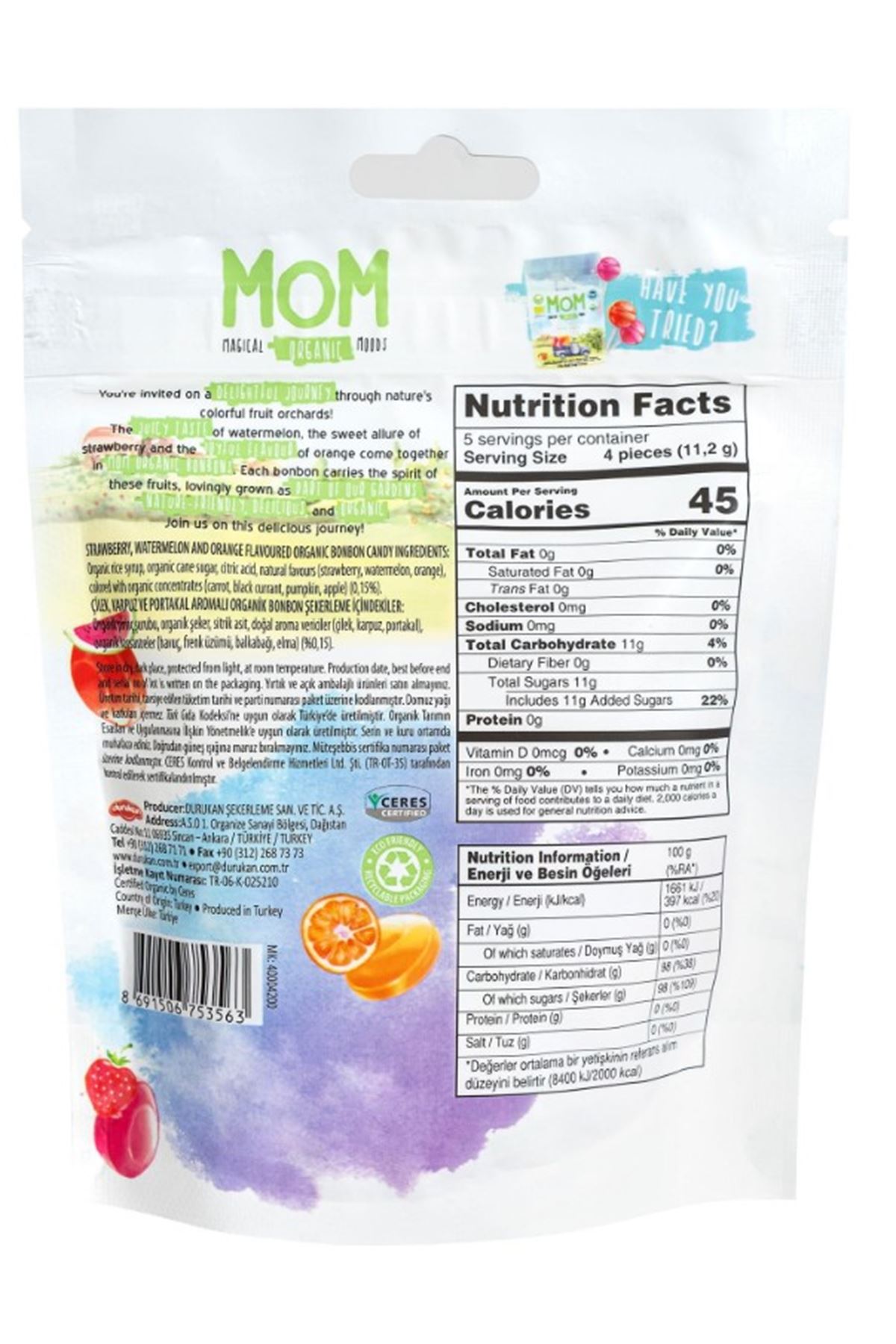OG Natural Mom Organik Bonbon