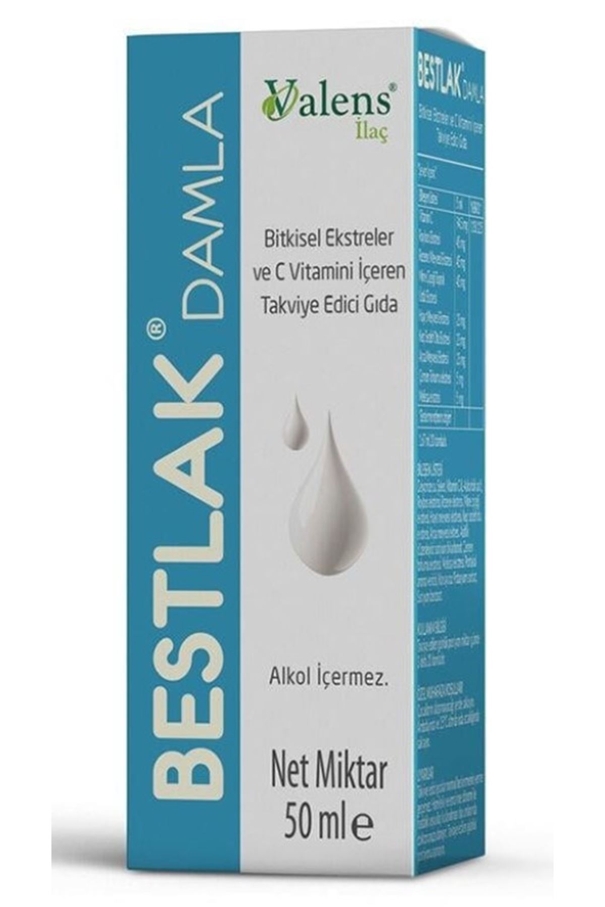 Bestlak Bitkisel Ekstreler İçeren Takviye Edici Gıda 50 ml