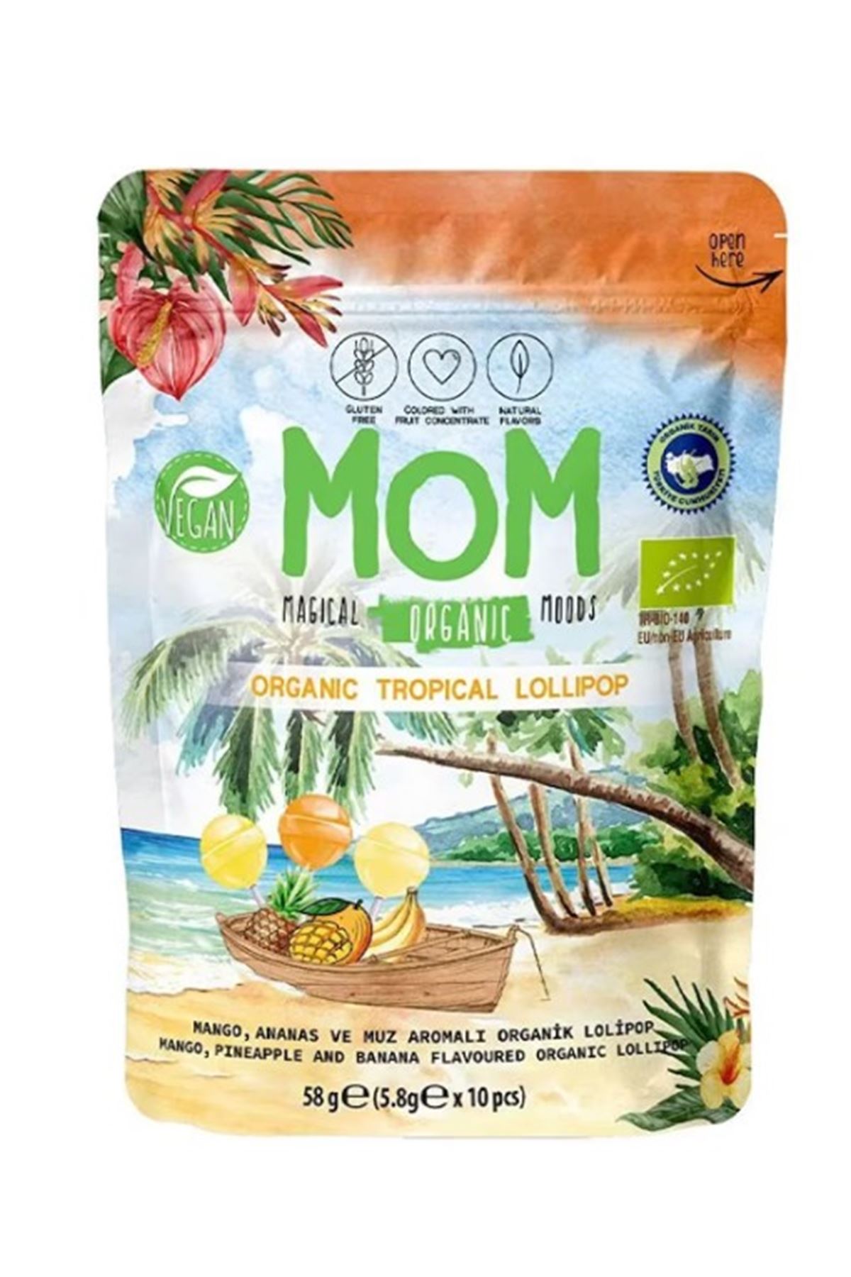 OG Natural Mom Organik Lolipop Tropikal