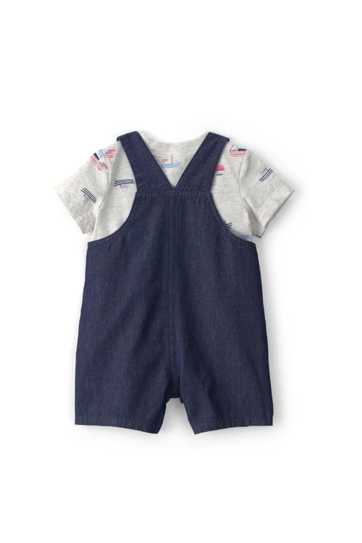 Carters Erkek Bebek Salopet Set 1U564010 Mavi