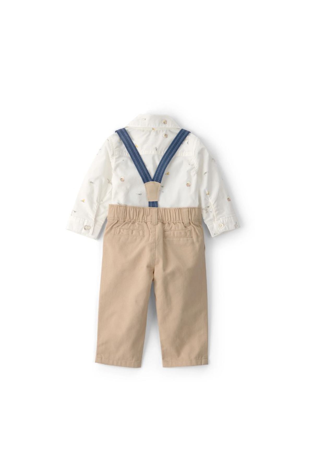 Carters Erkek Bebek Body Pantolon Set 1U634910 Bej