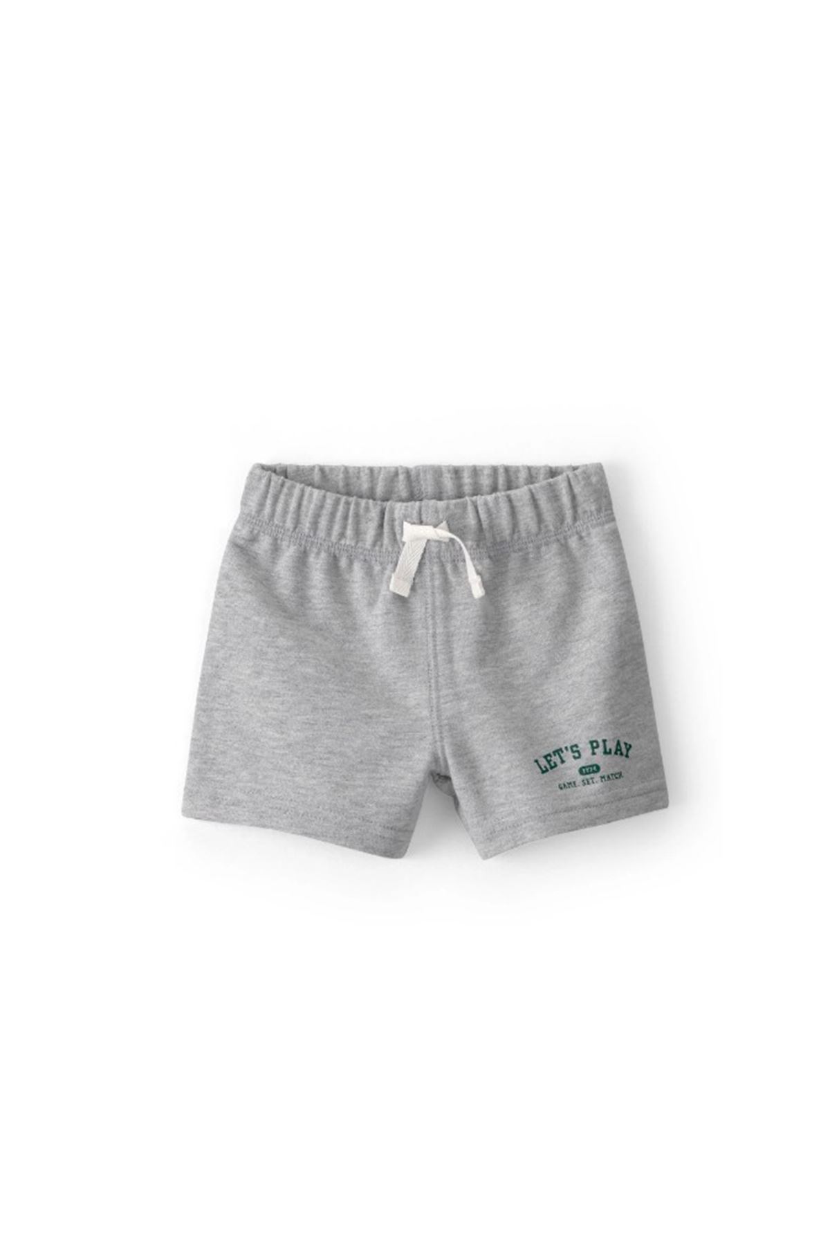 Carters Erkek Bebek Body Şort Set 1U533110 Gri