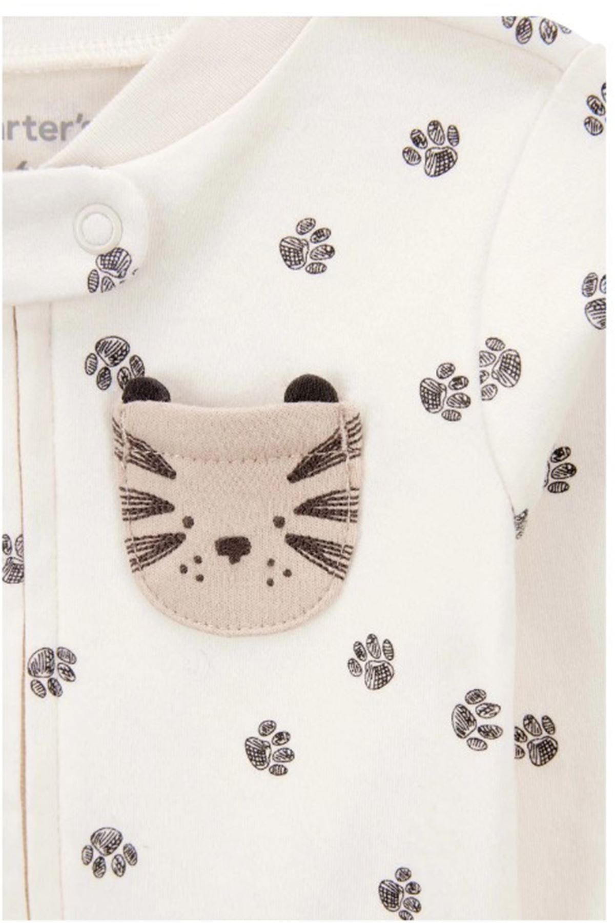 Carters Erkek Bebek Uyku Tulumu 1T161910 Ekru