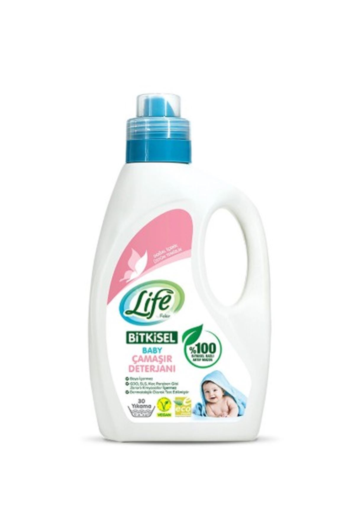Life by Fakir Baby Bitkisel Çamaşır Deterjanı 1500 ml