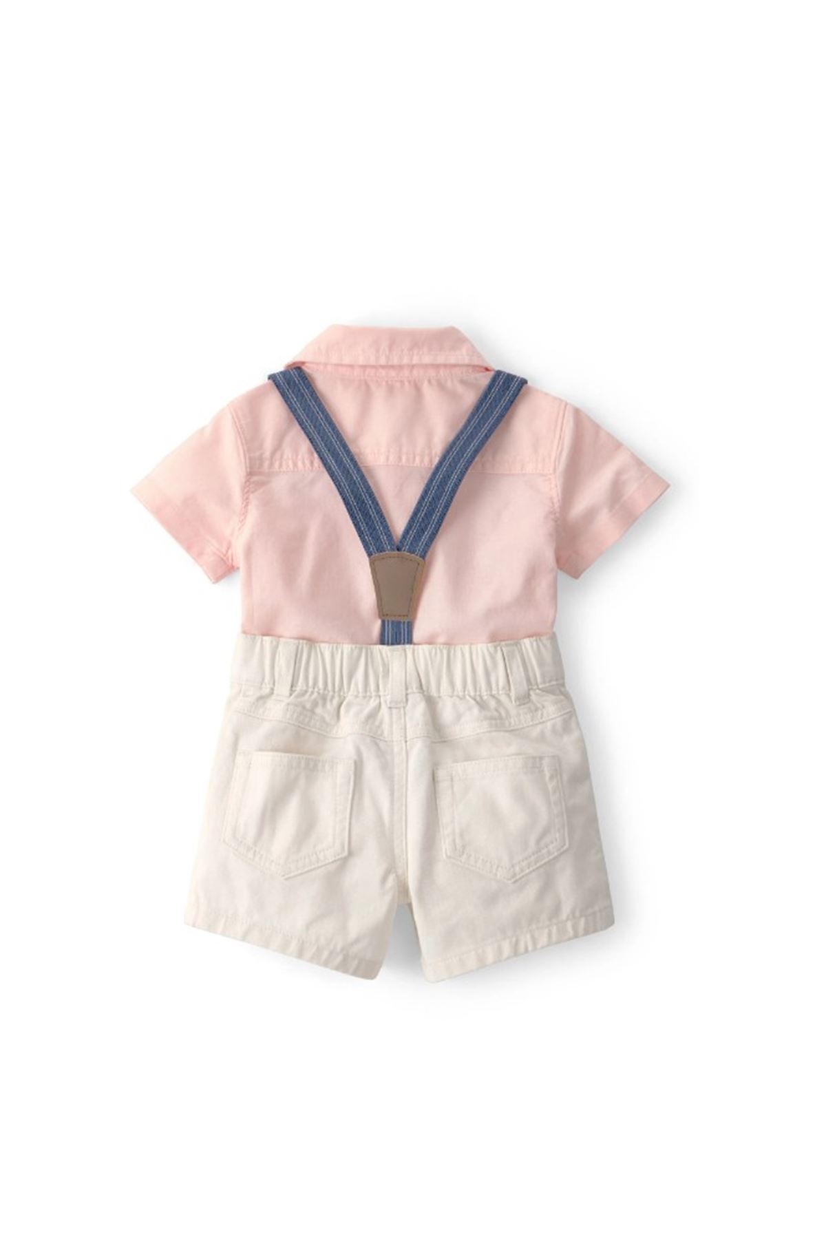 Carters Erkek Bebek Body Şort Set 1U634810 Pembe