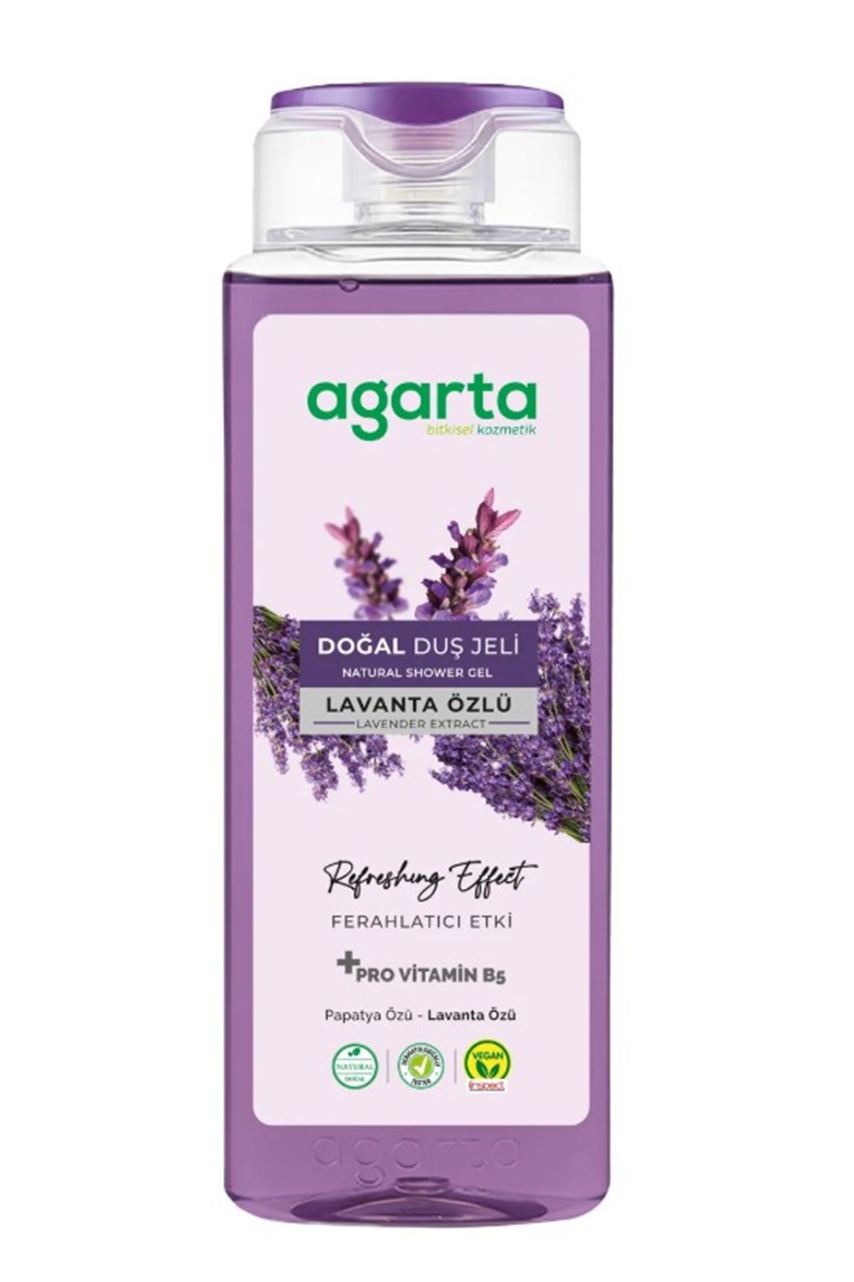 Agarta Doğal Duş Jeli 400 ml Lavanta