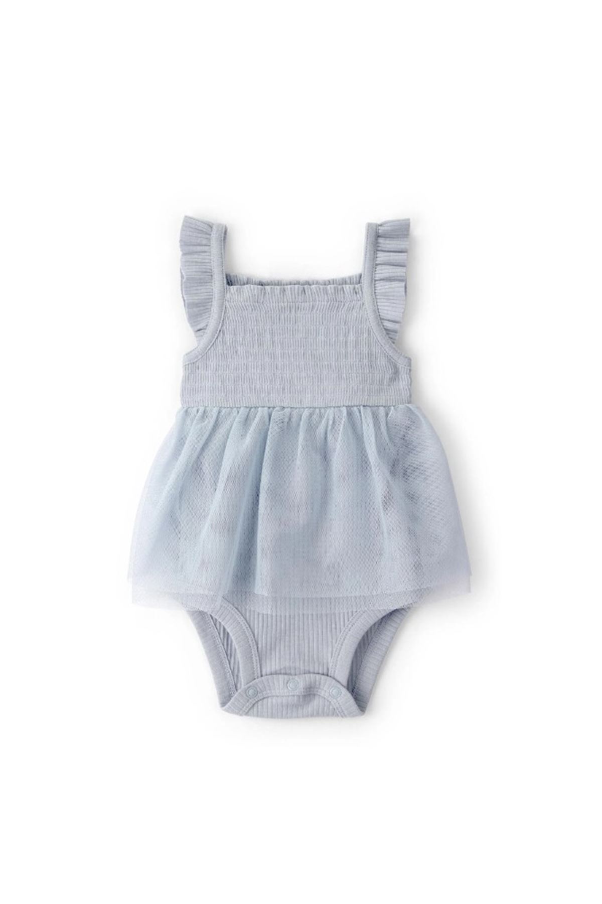 Carters Kız Bebek Kısa Tulum 1U542810 Mavi