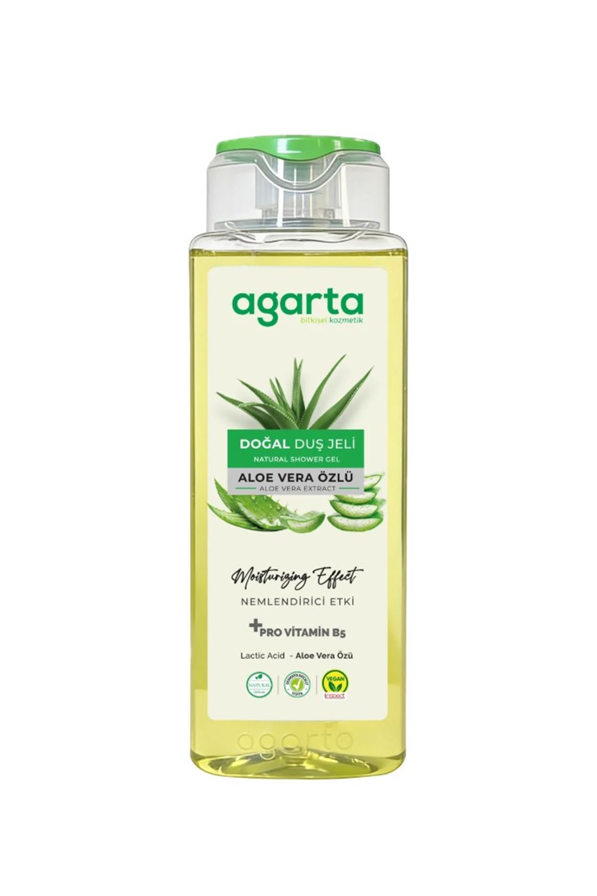 Agarta Doğal Duş Jeli 400 ml Aloe Vera