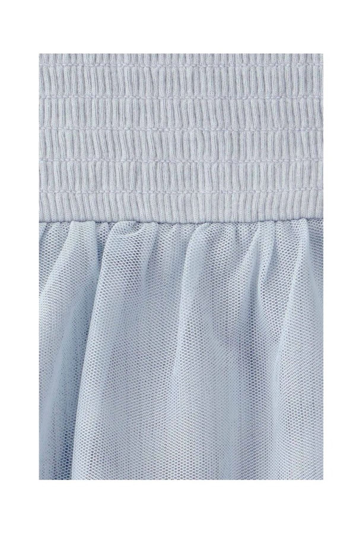 Carters Kız Bebek Kısa Tulum 1U542810 Mavi