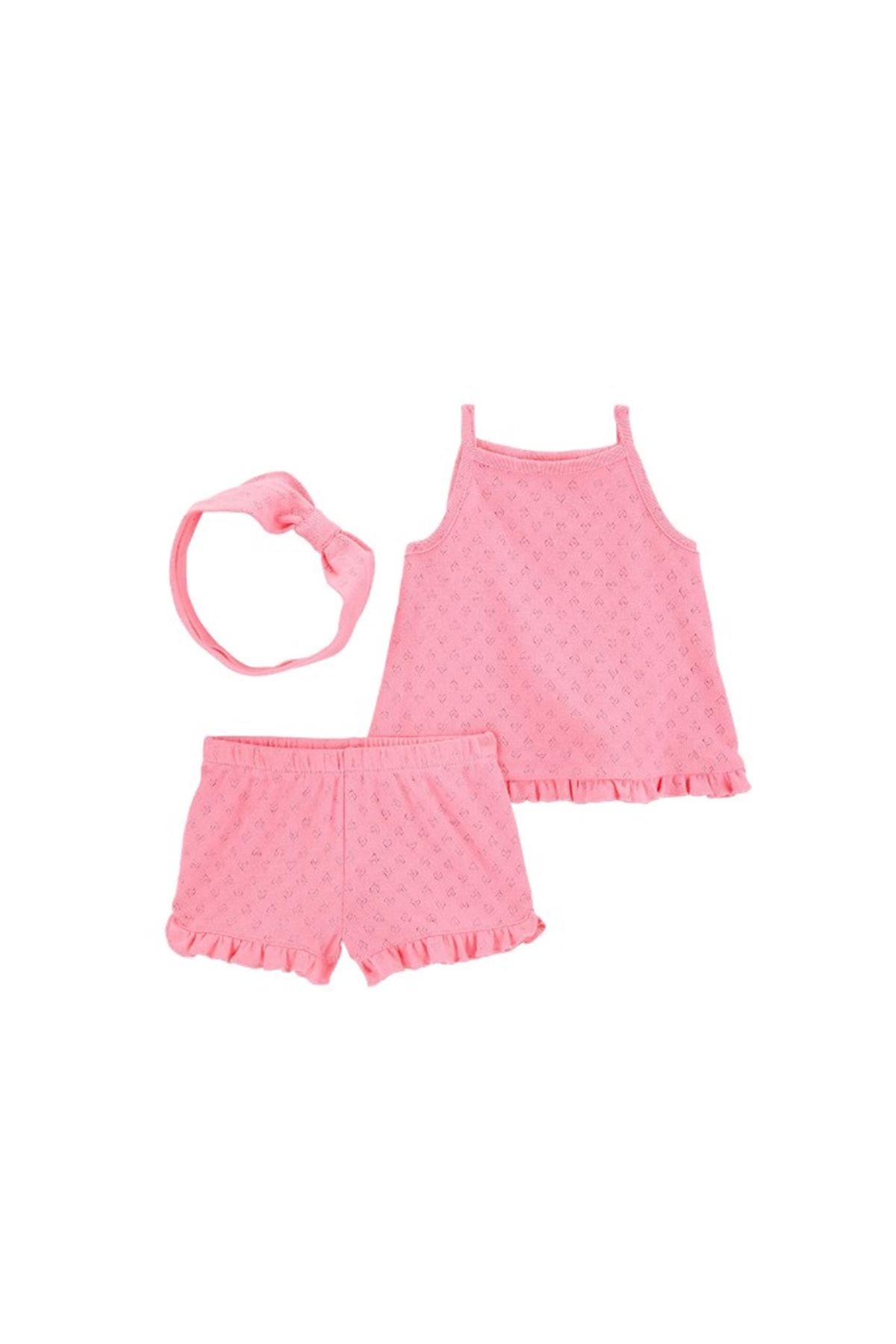 Carters Kız Bebek Alt Üst Set 1S537310 Pembe