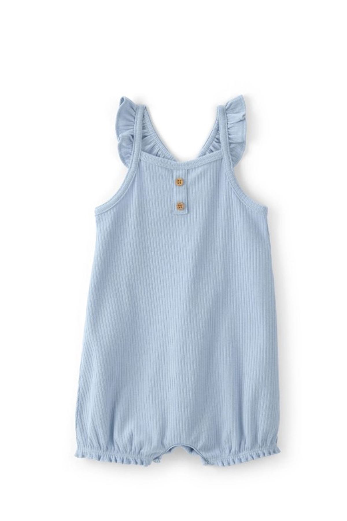 Carters Kız Bebek Kısa Tulum 1U729410 Mavi