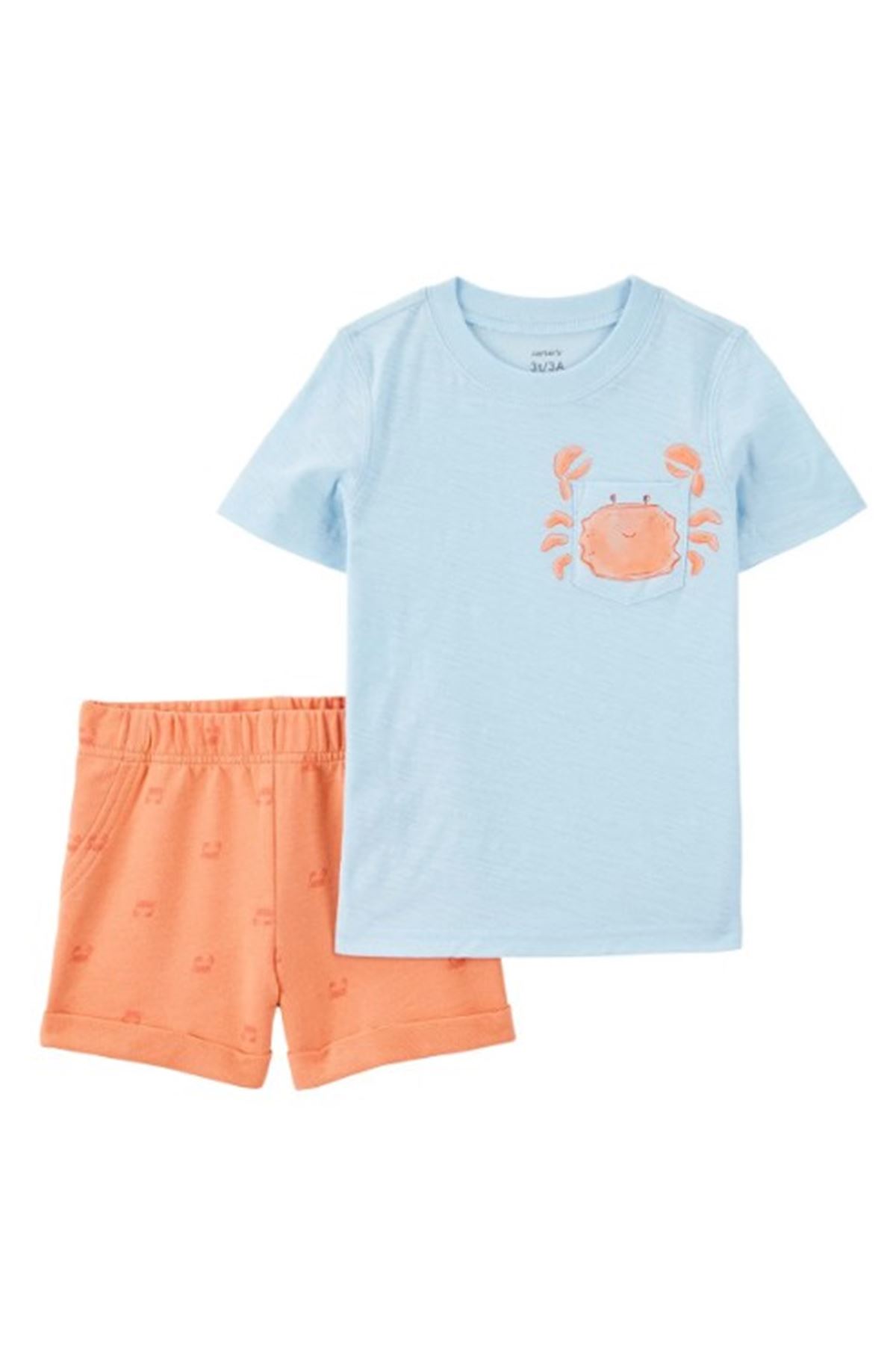 Carters Küçük Erkek Çocuk Şortlu Set 2S500610 Renkli
