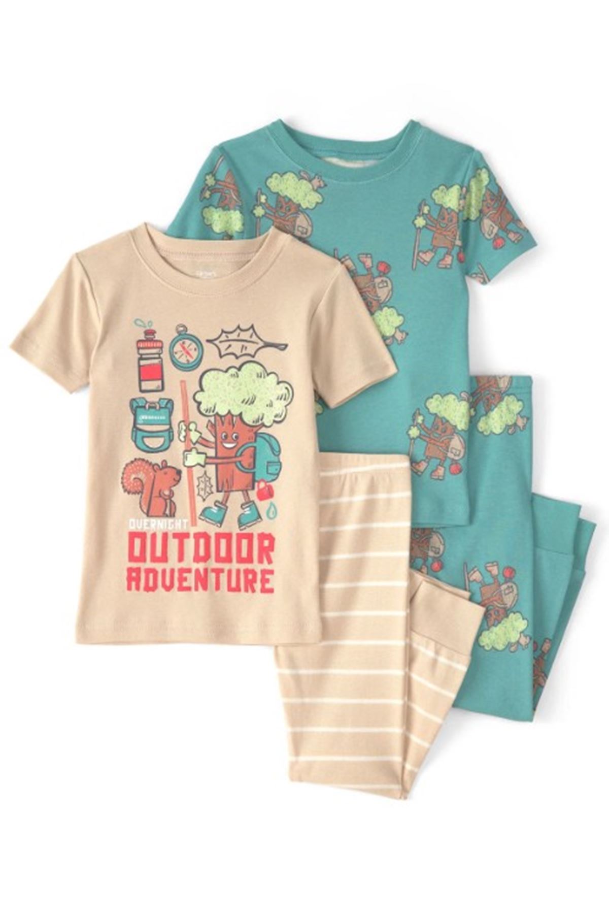 Carters Erkek Bebek Pijama 4lü Set 1U597210 Renkli