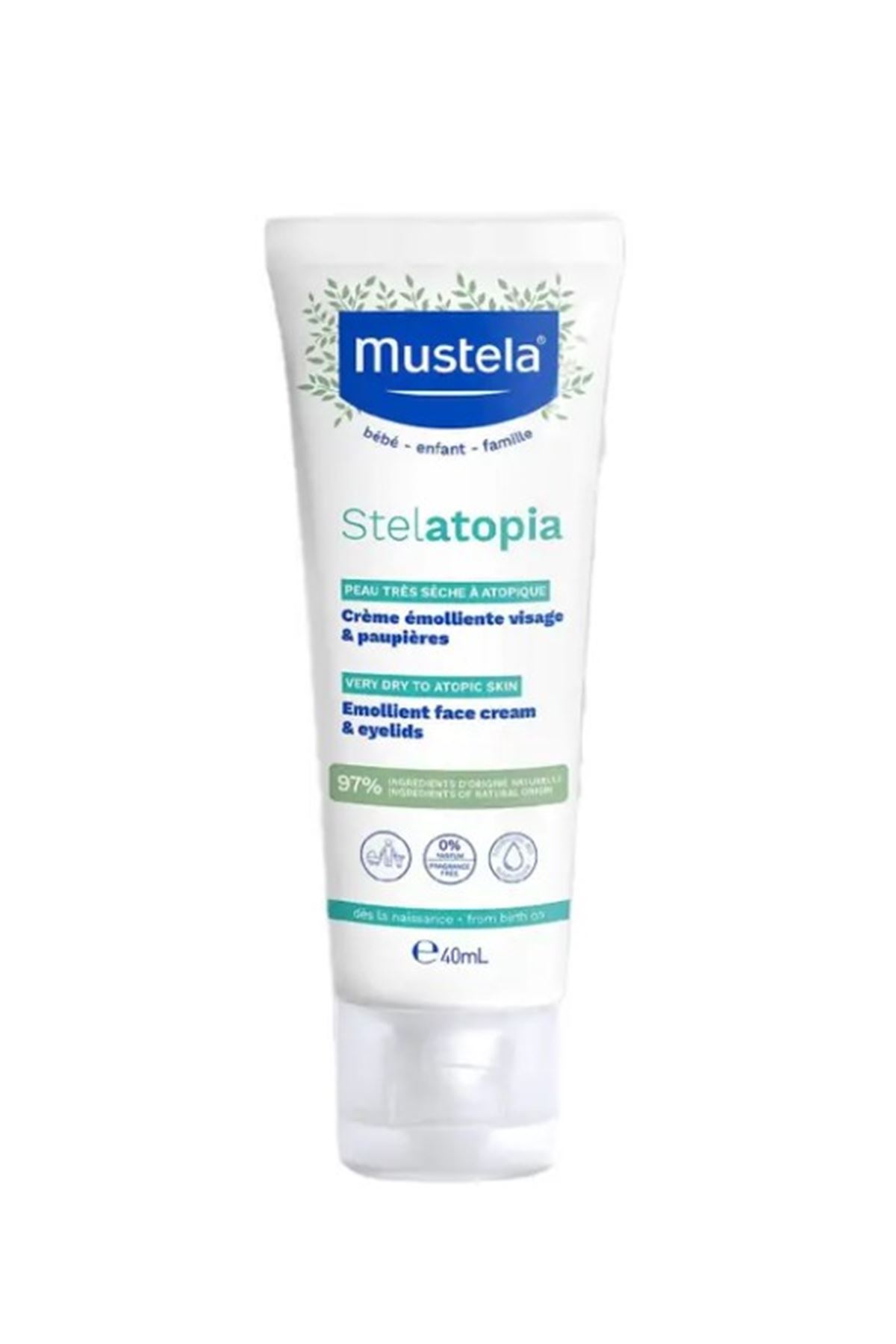 Mustela Stelatopia Emollient Face Cream Yüz Kremi 40 ml