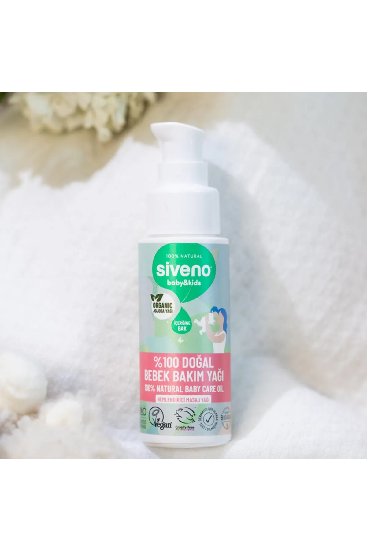 Siveno %100 Doğal Bebek Yağı 50 ml