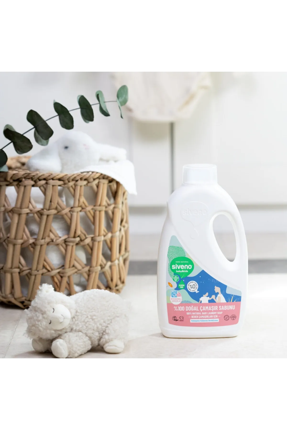 Siveno %100 Doğal Baby Çamaşır Sabunu 1000 ml