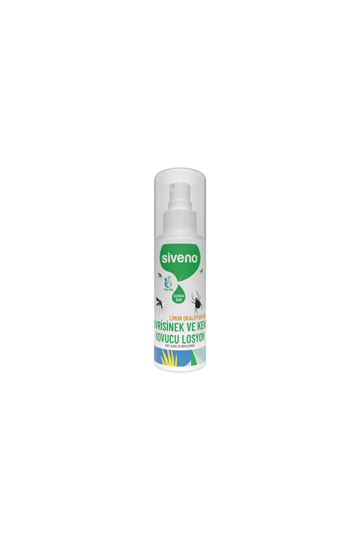 Siveno %100 Doğal Sivrisinek ve Kene Kovucu Sprey Krem 100 ml