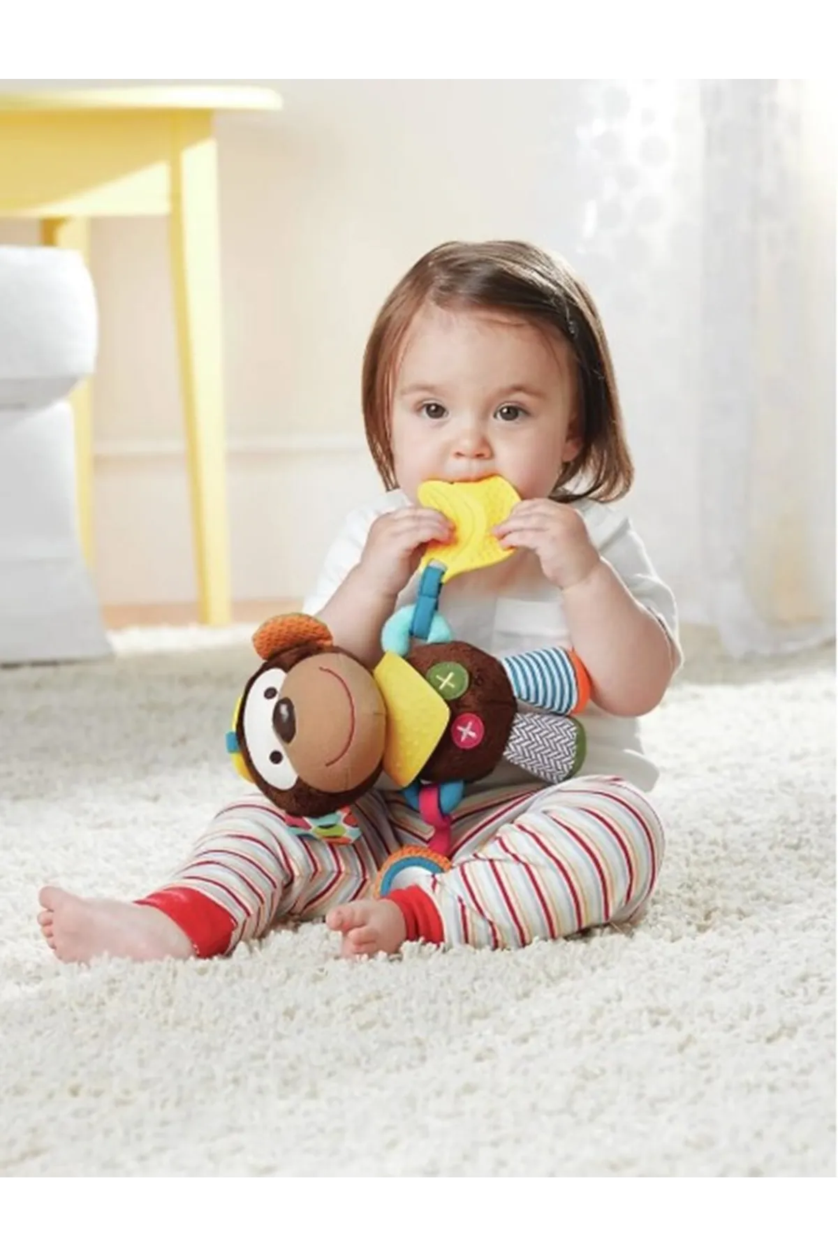 Skip Hop Bandana Buddies Peluş Aktivite Oyuncağı Maymun