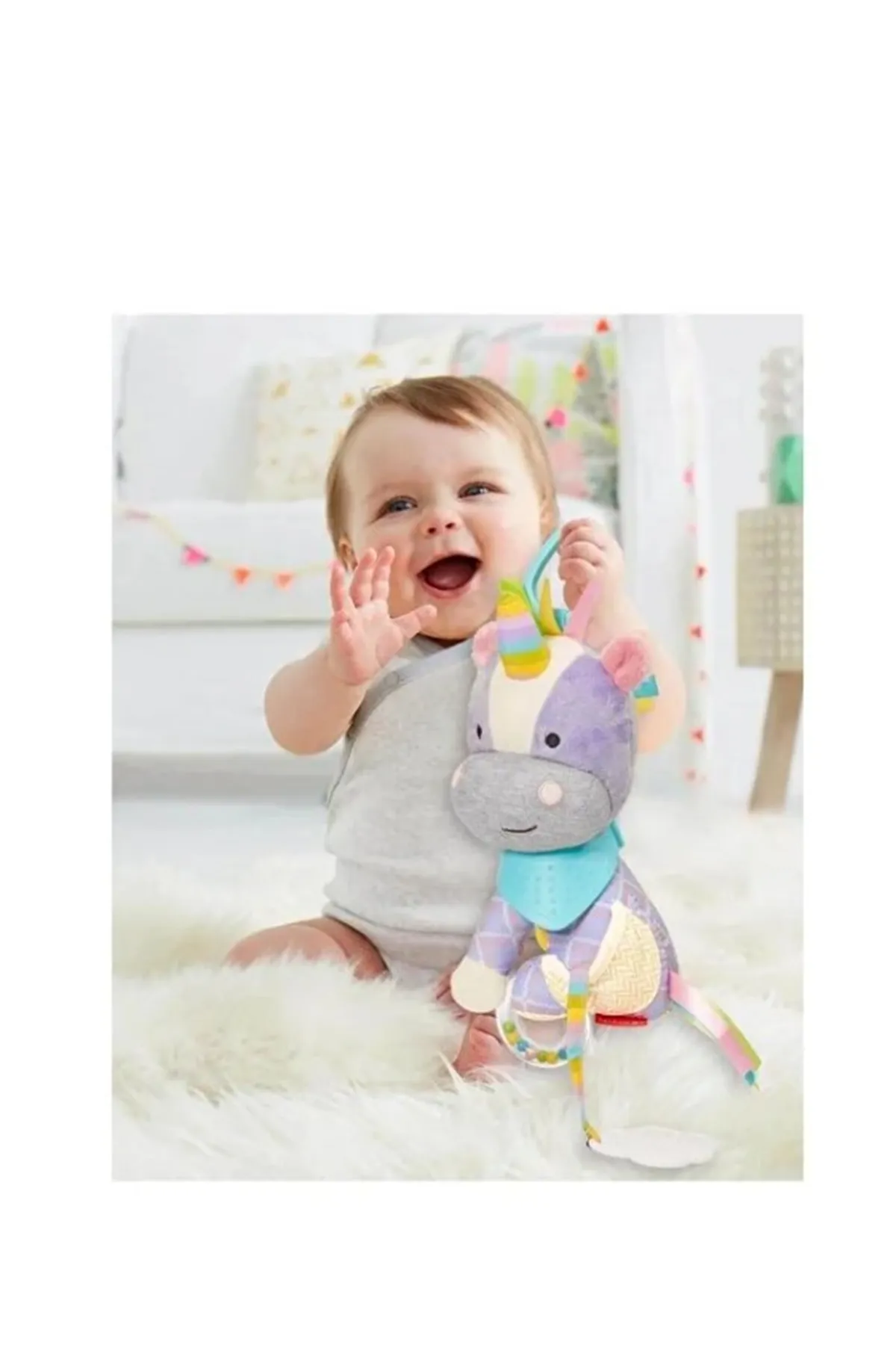 Skip Hop Bandana Buddies Peluş Aktivite Oyuncağı Unicorn