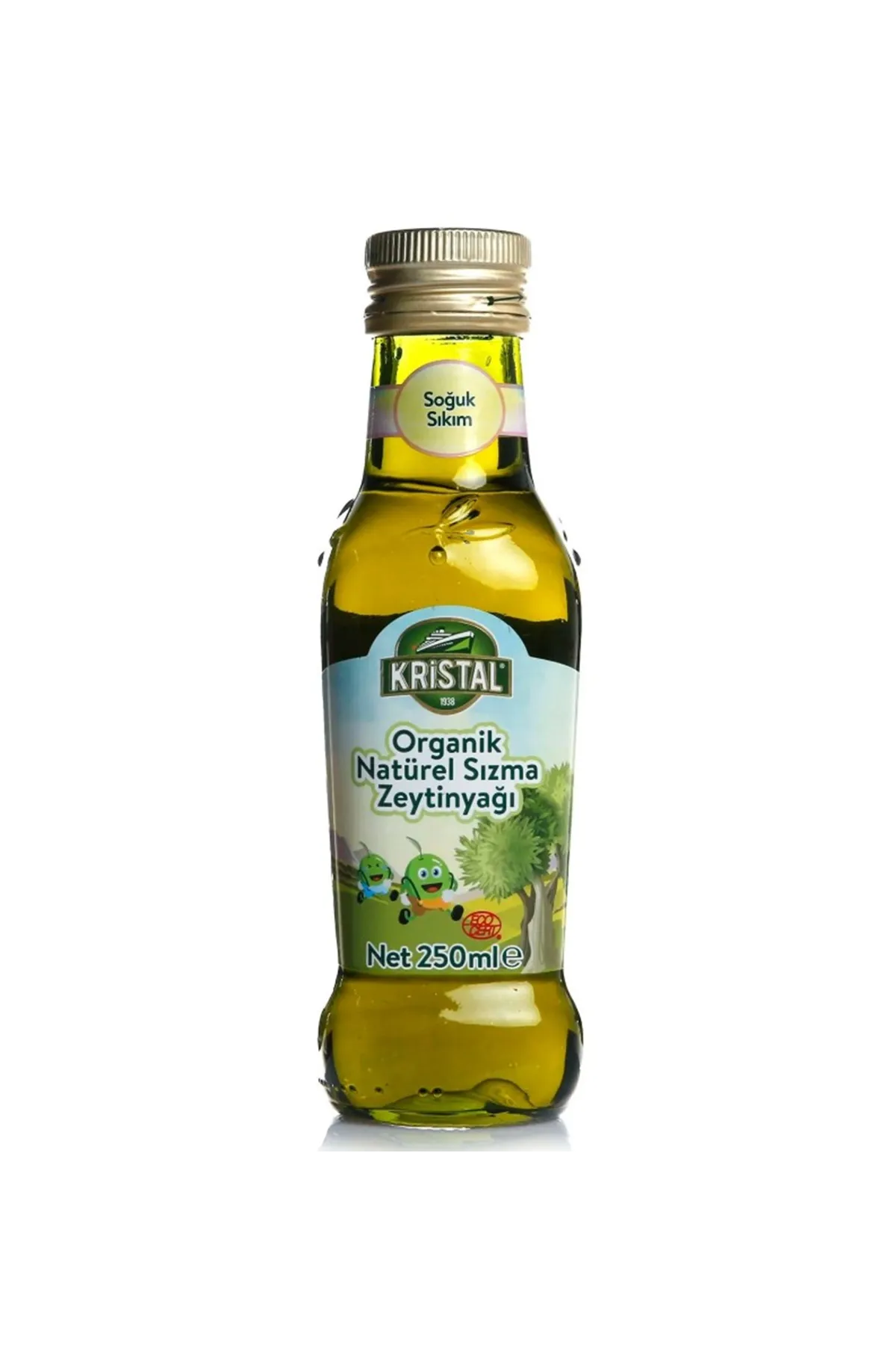 Kristal Organik Natural Sızma Zeytinyağı 250 ml