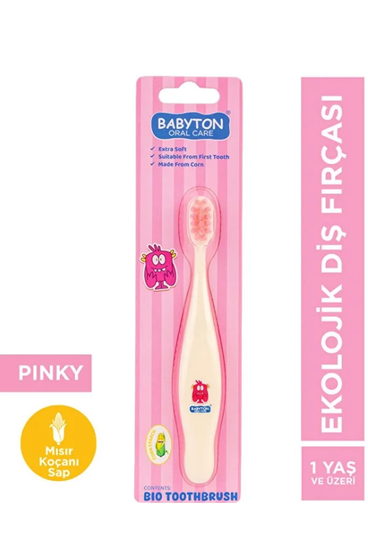 Babyton Bio Diş Fırçası Pinky Pink