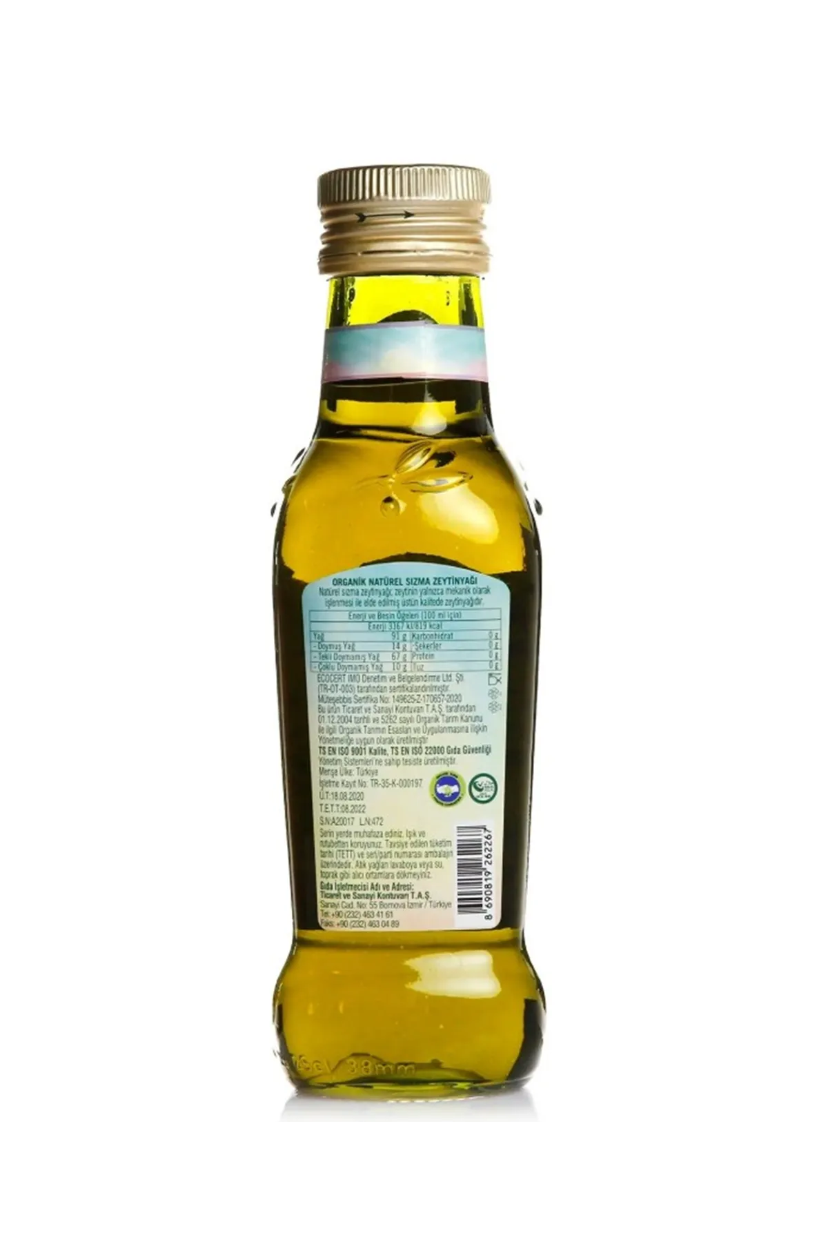 Kristal Organik Natural Sızma Zeytinyağı 250 ml