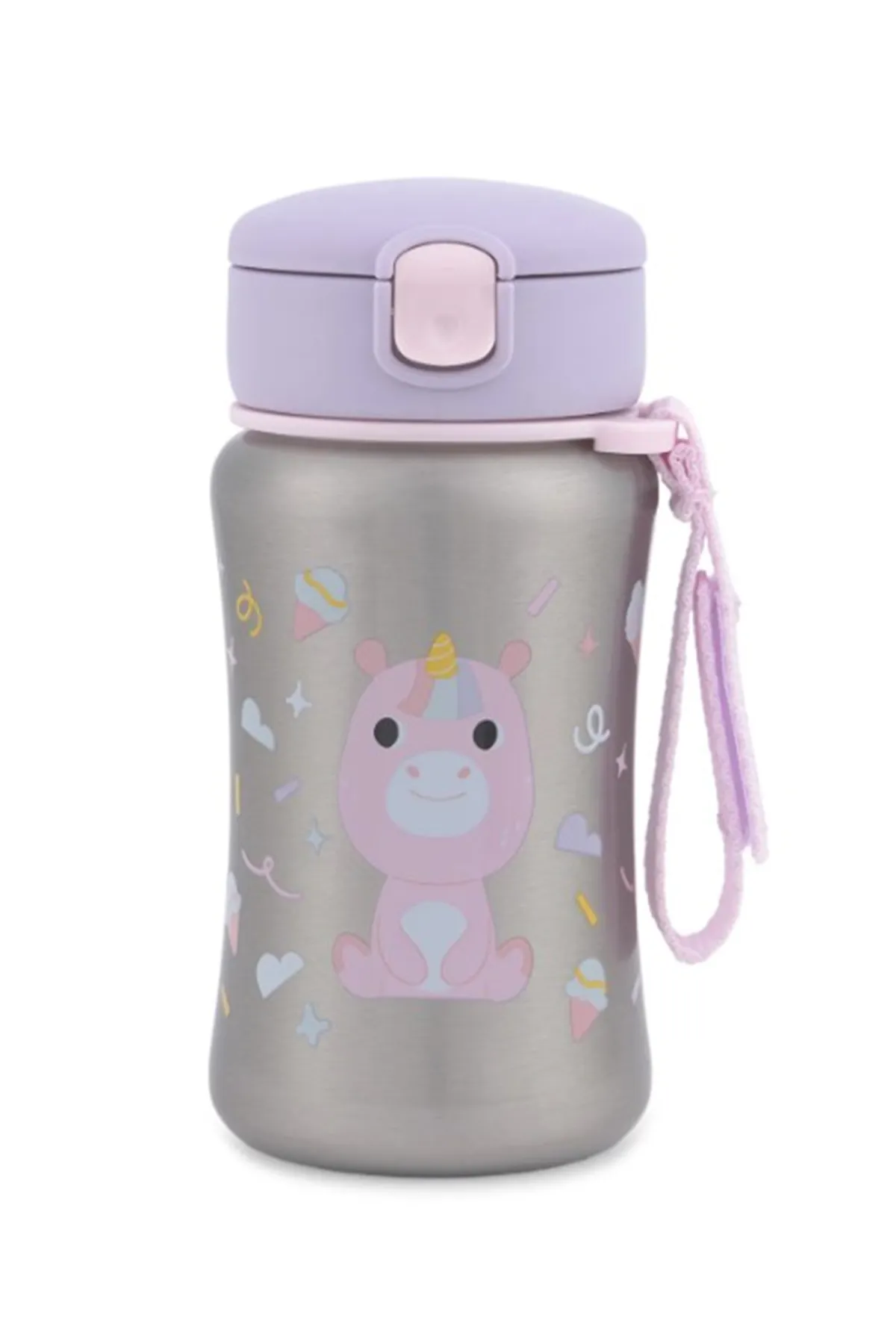 Skip Hop Besties Squad Paslanmaz Çelik Pipetli Suluk Unicorn