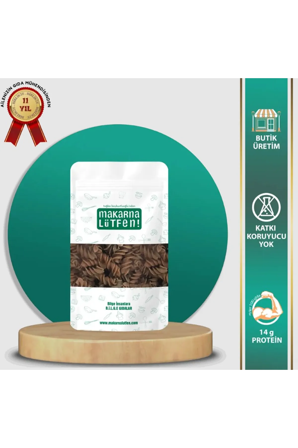 Makarna Lütfen Karışık Sebzeli Tam Buğday Makarna 200gr