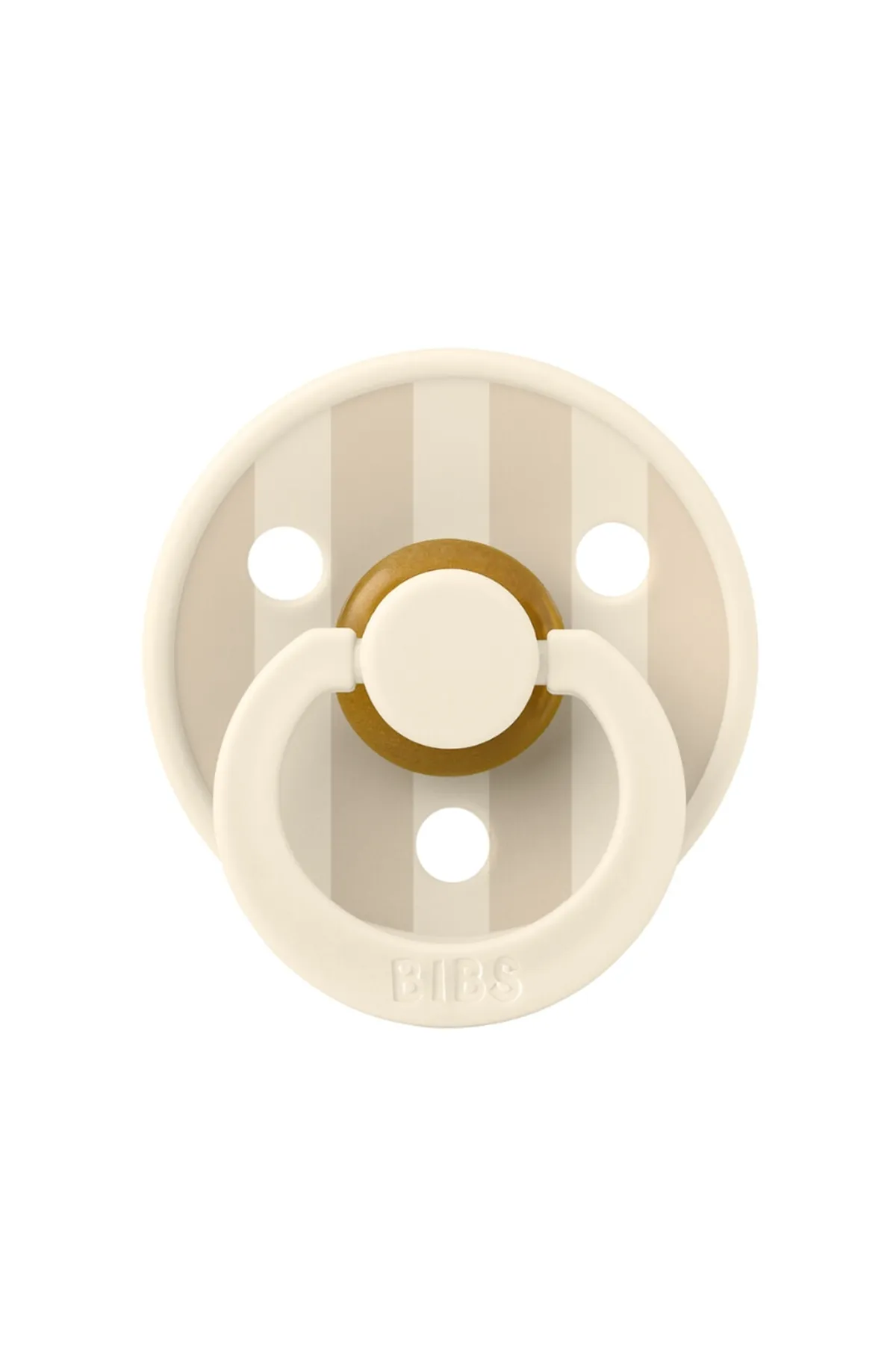 Bibs Studio Colour Block Kauçuk Emzik 0-6 Ay Ivory / Vanilla