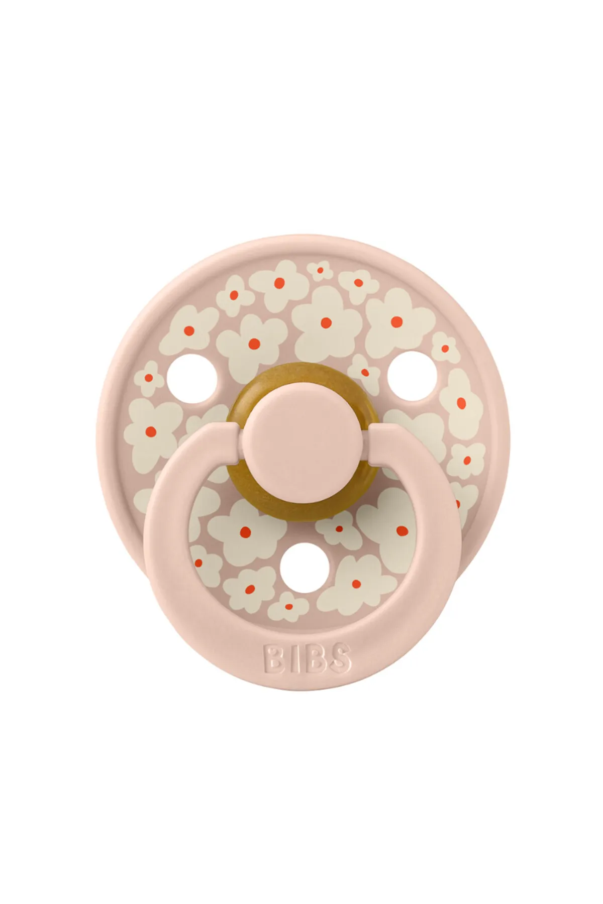 Bibs Studio Colour Jasmine Field Kauçuk Emzik 6-12 Ay Blush