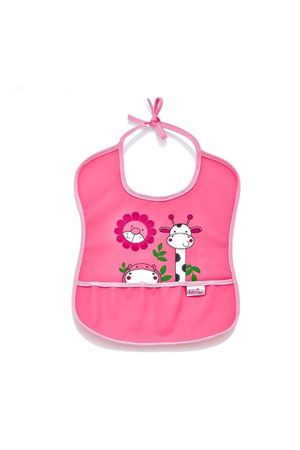 BabyJem Poli Muşamba Küçük Mama Önlüğü 030 Pembe