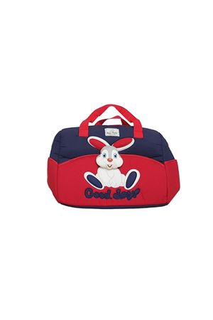 Tavşan Desenli Anne Bebek Bakım Çantası - Kırmızı