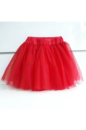 Kırmızı Tüllü 23 Nisan Kız Çocuk Etek