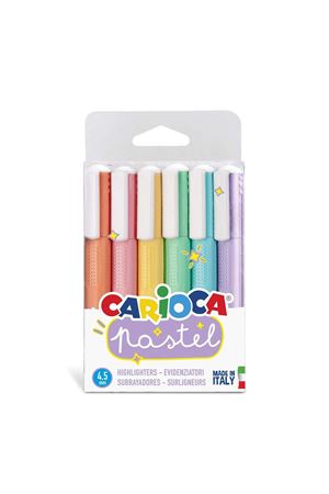 Carioca Pastel Renkler İşaretleme Kalemi 6'Lı