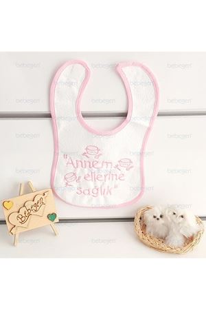 Annem Ellerine Sağlık Su Geçirmez Pembe Önlük