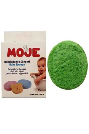 Moje Selülozik Bebek Banyo Süngeri Yeşil