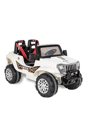 Pilsan Attack Çift Kişilik Uzaktan Kumandalı Akülü Araba 12 Volt 05-272 Beyaz