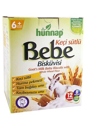 Hünnap Keçisütlü Vitaminli Bebe Bisküvisi 400 Gr