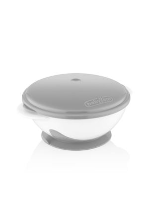 BabyJem Vakumlu Mama Tabağı 565 Gri