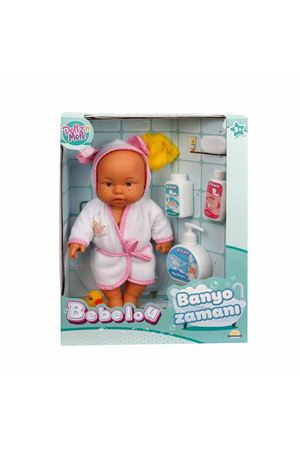 Sunman Bebelou Banyo Zamanı Bebek Seti 35 Cm