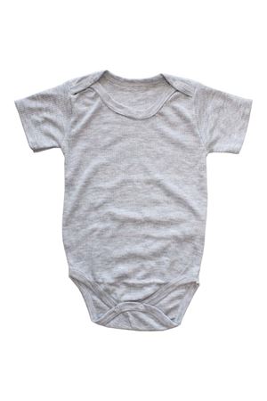 Gri Kaşkorse Kısa Kol Çıtçıtlı Body Zıbın