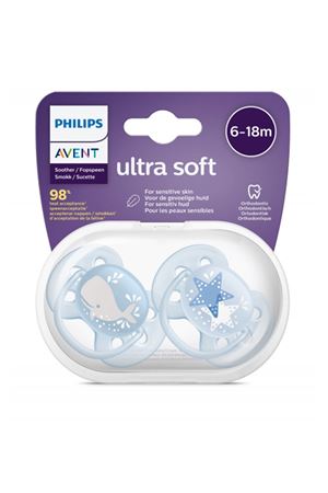 Philips Avent Ultra Soft Emzik 6-18 Ay Erkek